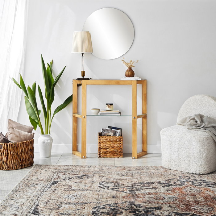 Hanah Home Trapezoid - Roble